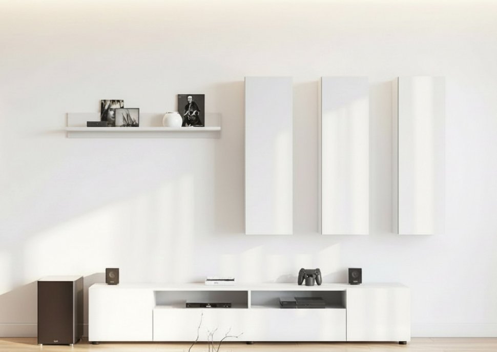 Гостиная Токио 1 / Белый текстурный