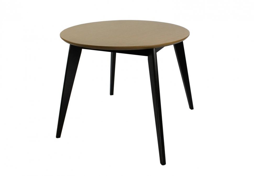 Стол Олсон Мини (Арника) 90 обеденный круглый Венге/натуральный