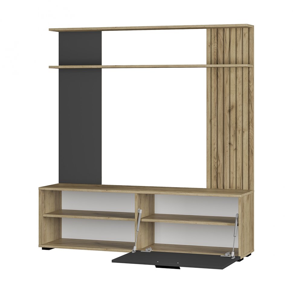 Мини-стенка Мишель ГС-05 (БТС) Крафт / Графит