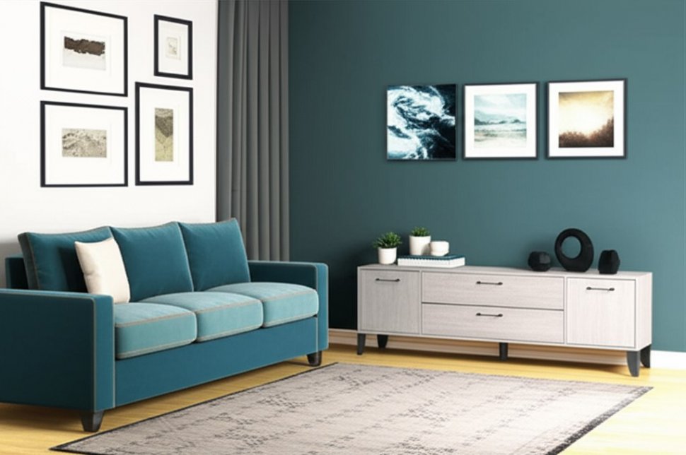 Тумба под телевизор Парус-13, Ясень анкор светлый