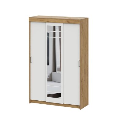 Шкаф-купе ШКП 7, Дуб Золотой, Белый