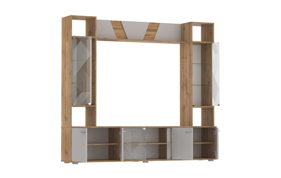 63.03 Тумба для ТВ Дуб золотой/Кашемир