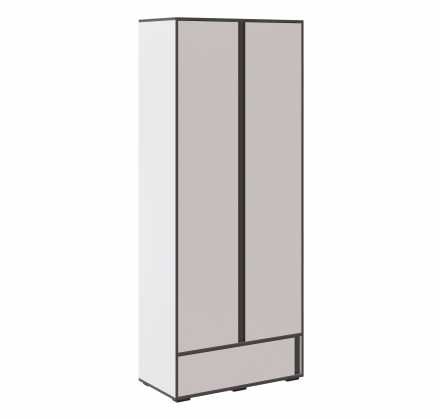 Шкаф Асцелла, Белый, Графит серый
