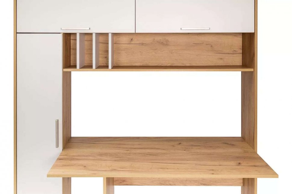 Лайт Стол письменный 03.243 Дуб Золотой/Белый