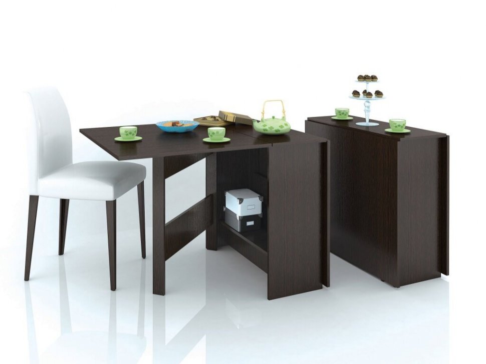 Стол-книжка раскладной ТЭКС (Венге)