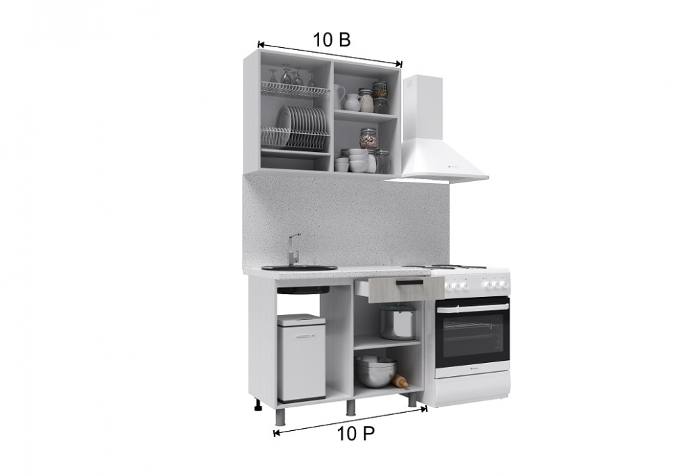 Кухня Тоскана, 1 м