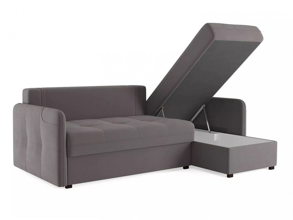 Диван-кровать угловой SMART 1 2Т-1Пф Велюр Velutto 19