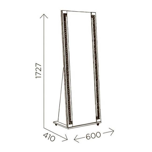 Зеркало напольное Гертруда М7