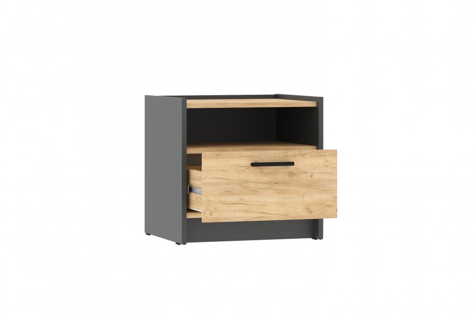 Спальня Оттавия 3 Антрацит / Дуб золотой