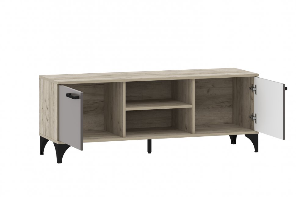 Марсель гостиная комплектация 3 Дуб Крафт серый/Софт графит