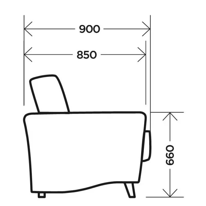 Диван Клементина (Комфорт-S) Коричневый