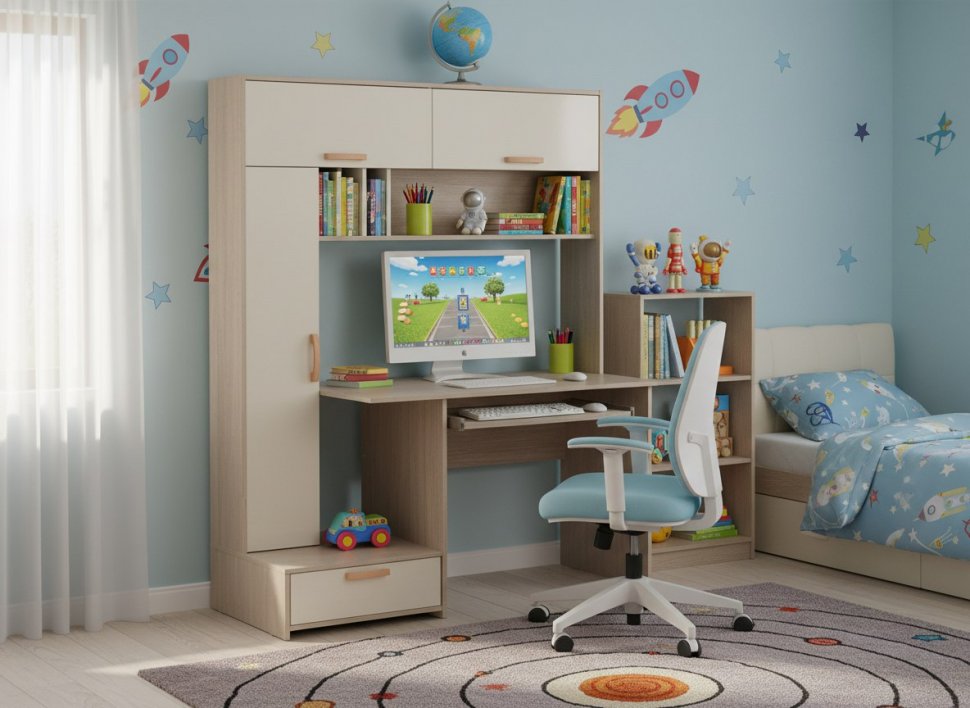 Лайт Стол письменный 03.243 Плэйн / Сатин