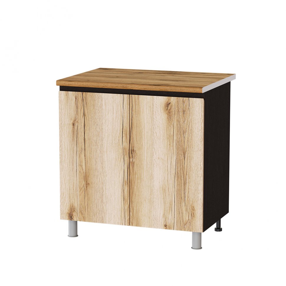 Шкаф кухонный нижний 80 Плейона (ТЭКС) П8Р Дуб Делано