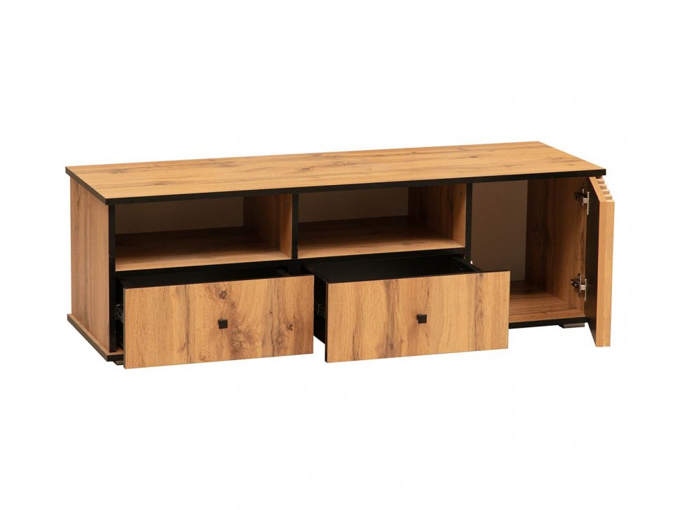 Модульная гостиная Либерти 5 (опора h20) Дуб вотан/Черный