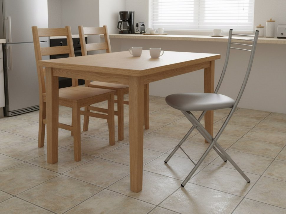 Стул Хлоя Складной Серебро/ С-116