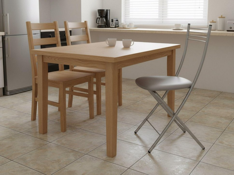 Стул Хлоя Складной Серебро/ С-116