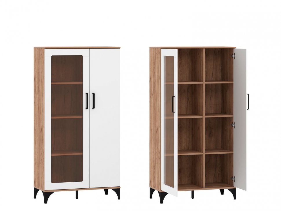 Марсель гостиная комплектация 3 Дуб Крафт табачный/Меренга