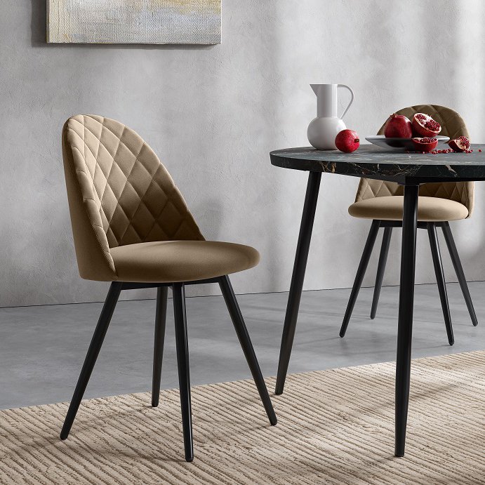Стулья Диор комплект (2 шт.) Бежевый