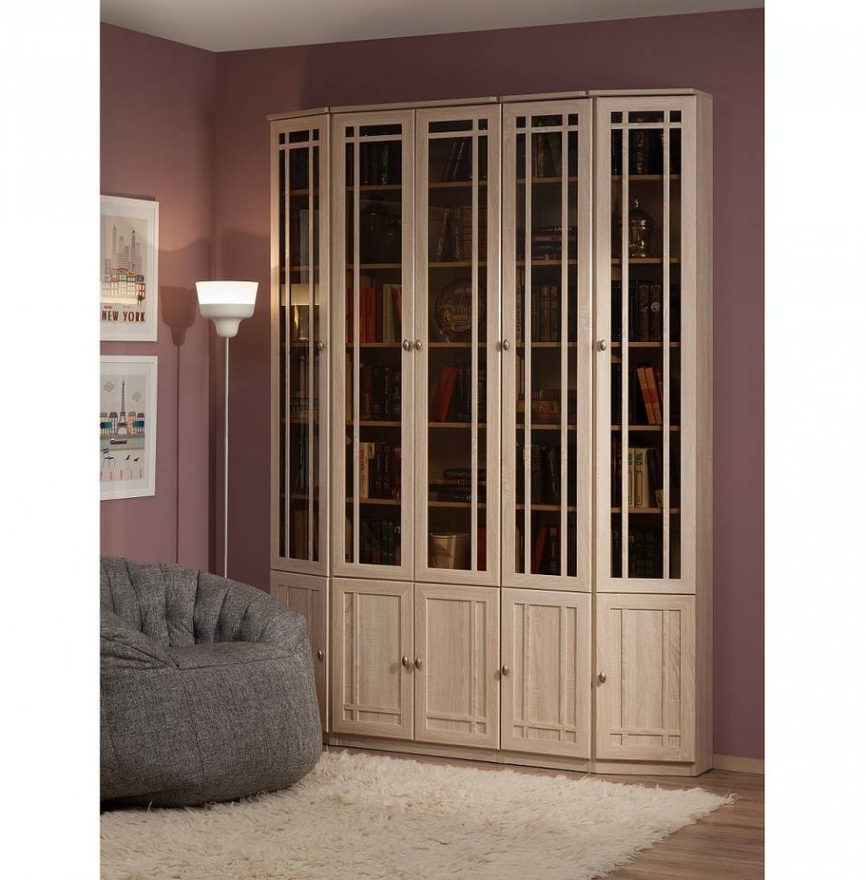 Библиотека Sherlock Комплект 2 Дуб сонома