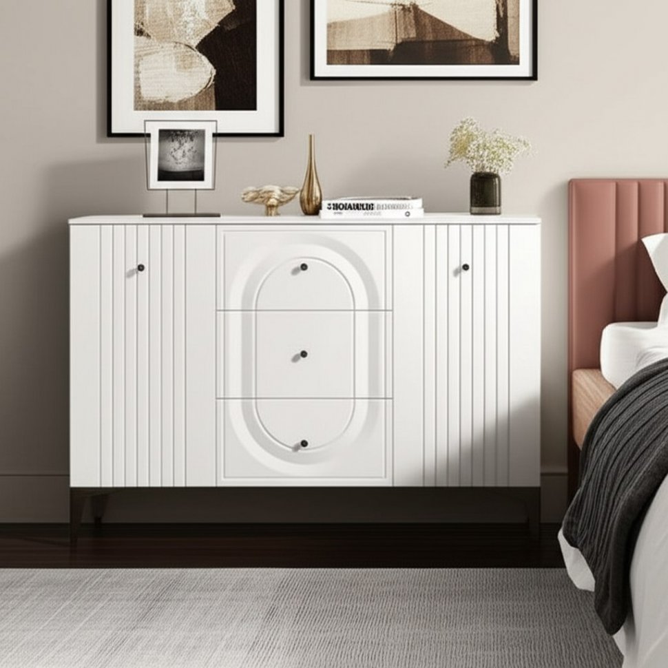 Валенсия комод 13.309.01 Белый