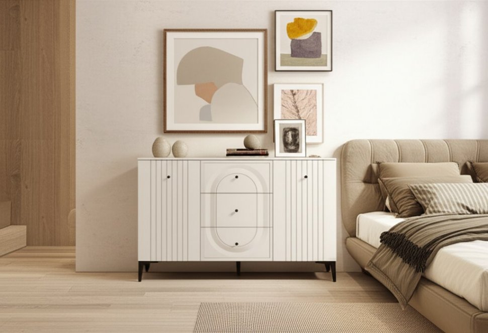 Валенсия комод 13.309.01 Белый