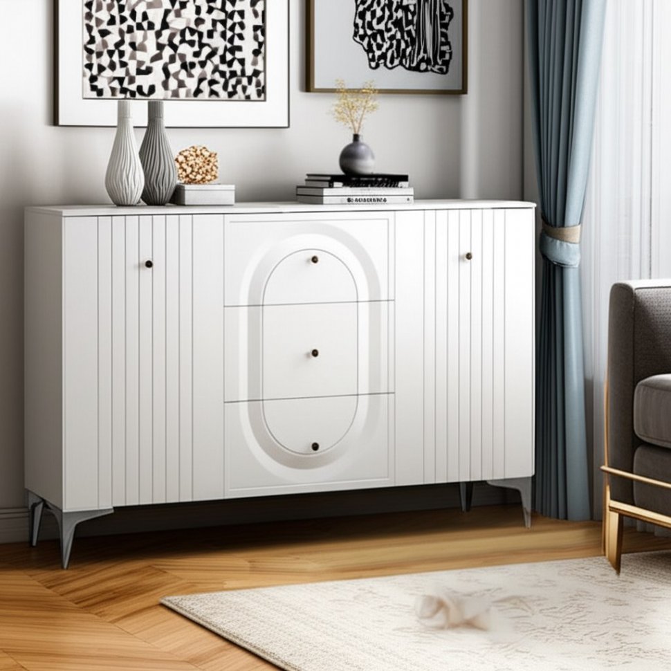 Валенсия комод 13.309.01 Белый