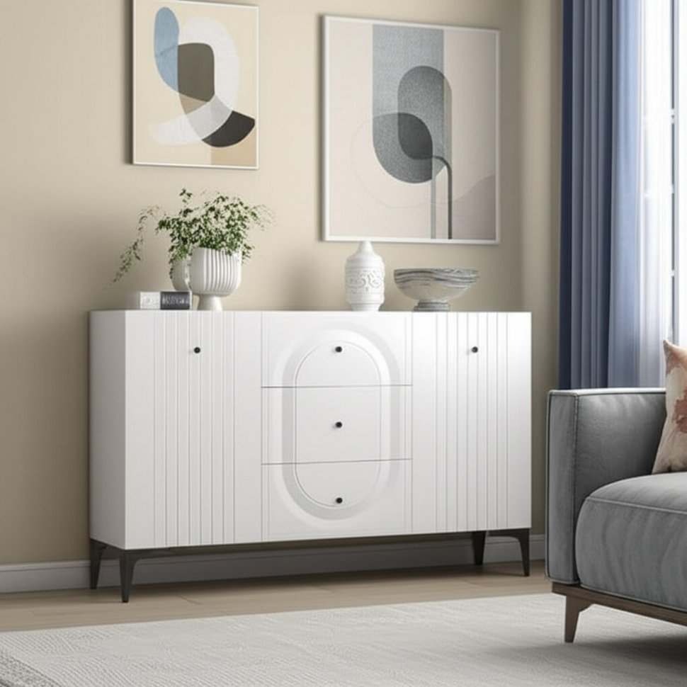 Валенсия комод 13.309.01 Белый