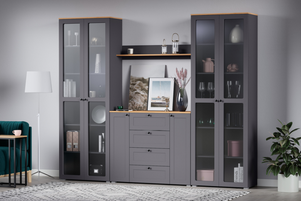 Остин Полка 16.484 графит/дуб золотой