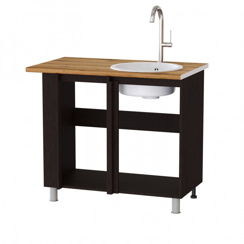 Шкаф кухонный угловой 100 Плейона (ТЭКС) ПУМП Дуб Делано