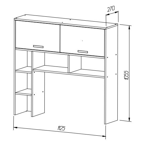 Полка надставка Джуниор MLK