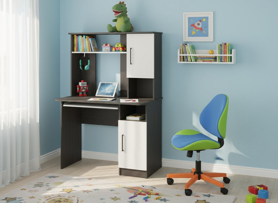 Интел-15 стол компьютерный Бодега Темный / Светлый