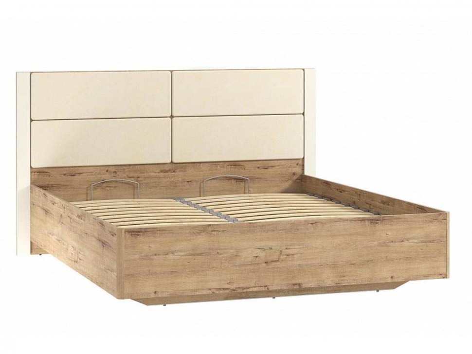 НМ 040.52 Кровать Livorno /дуб бунратти / софт панакота