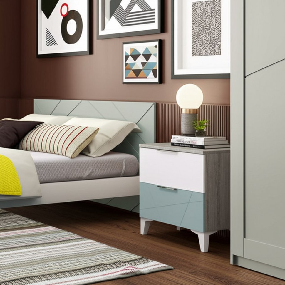 Тумба прикроватная Лагуна (MLK)