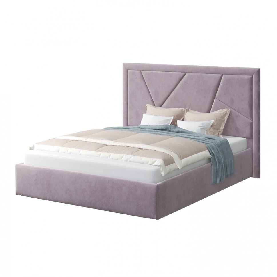 Кровать 160х200 Индиго (MLK) Лиловый Neo 15 с основанием