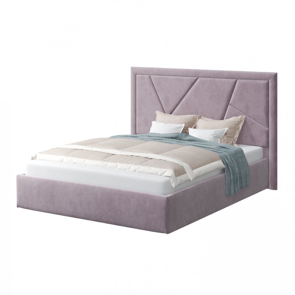 Кровать 160х200 Индиго (MLK) Лиловый Neo 15 с основанием