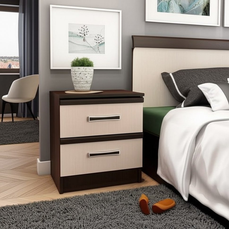 Тумбы прикроватные (2 шт) «Сакура» БТС