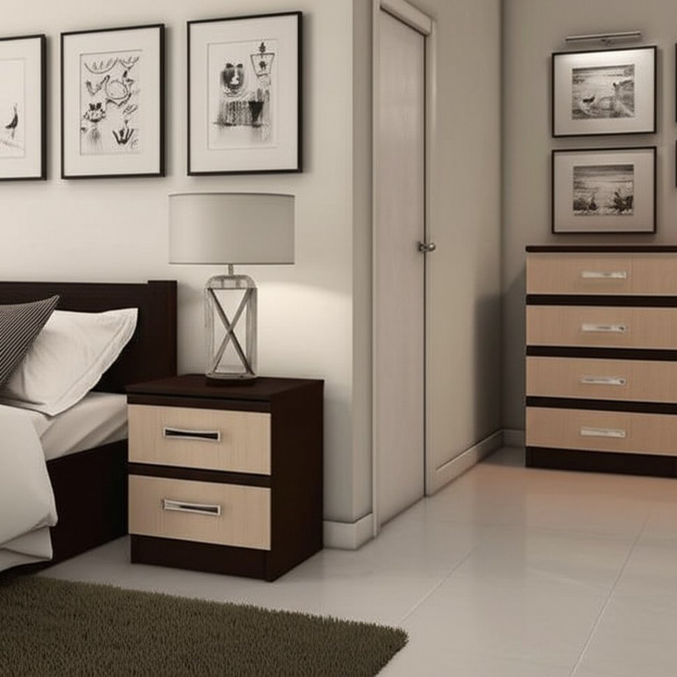 Тумбы прикроватные (2 шт) «Сакура» БТС