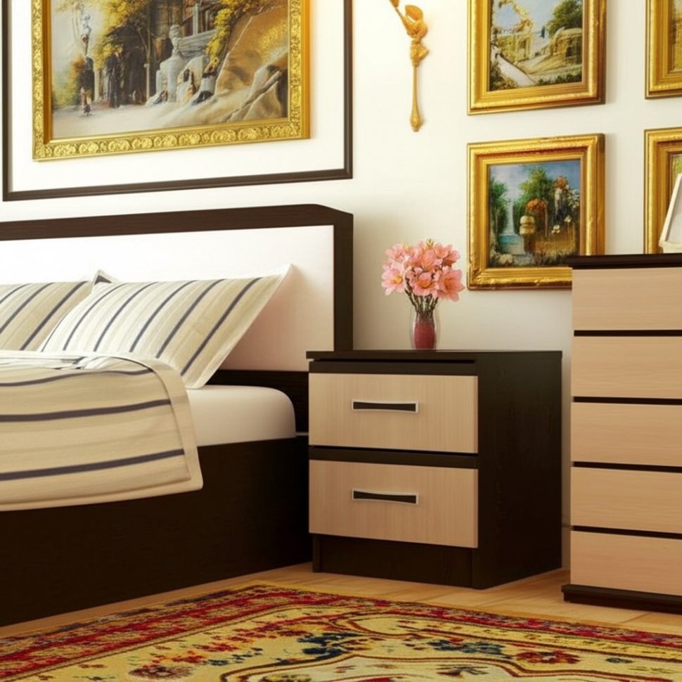 Тумбы прикроватные (2 шт) «Сакура» БТС