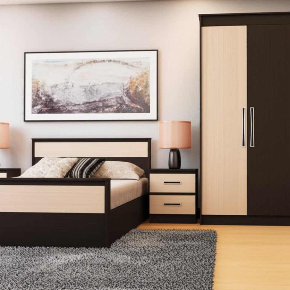 Тумбы прикроватные (2 шт) «Сакура» БТС