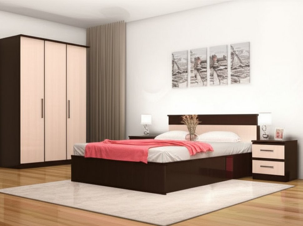 Тумбы прикроватные (2 шт) «Сакура» БТС