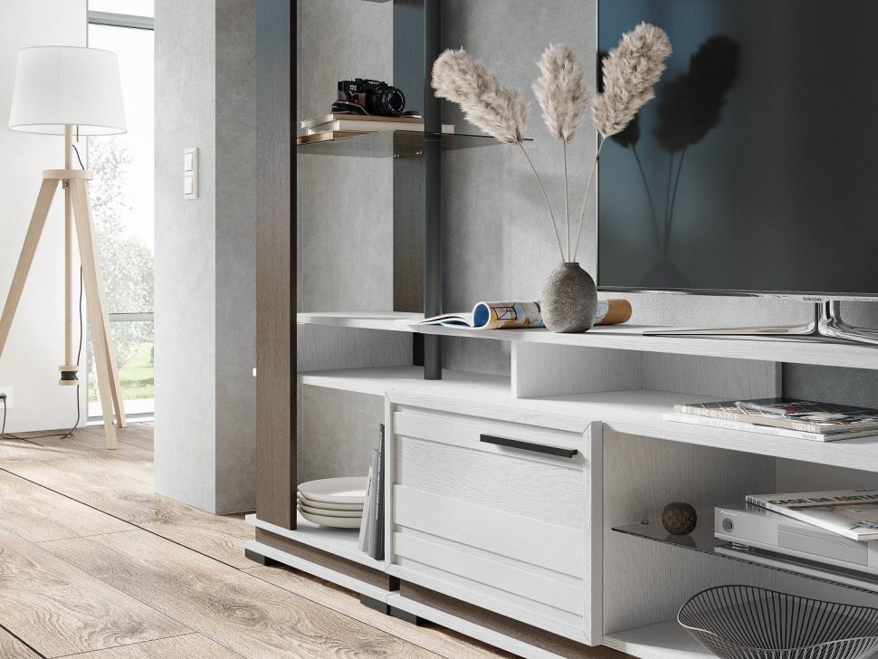 Гостиная Модена. Комплект 2, ясень анкор светлый