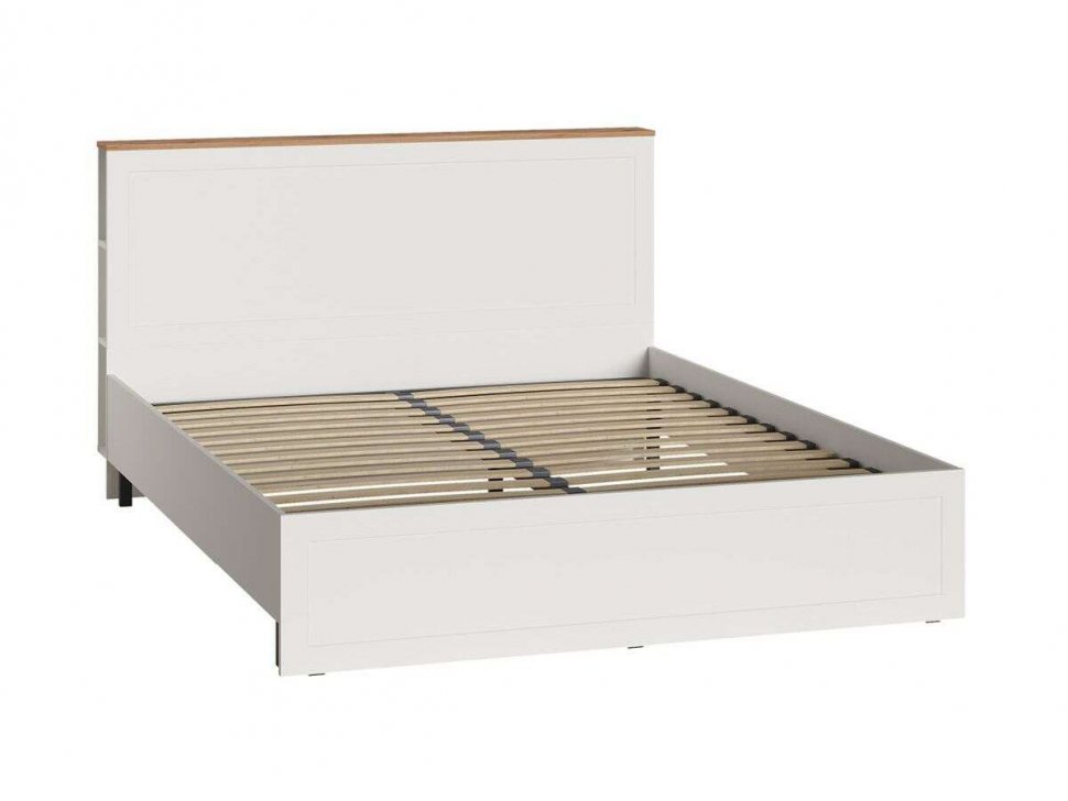 Остин Спальня 1 белый/дуб золотой