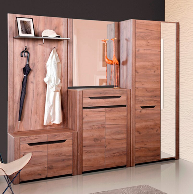 Вешалка Афина А20 Заречье (Крафт)