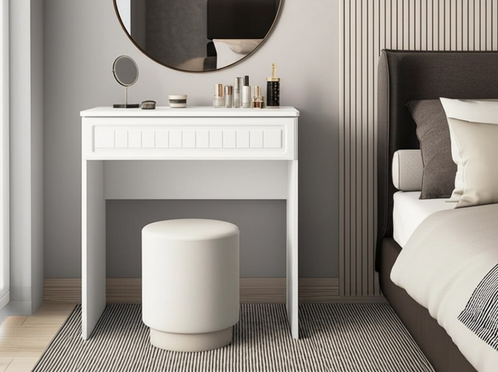 Стол с ящиком Монако МН-19 белое дерево