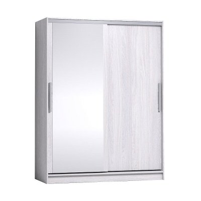 Шкаф-купе Strike 1600 с зеркалом Глазов-мебель (Ясень Анкор светлый)