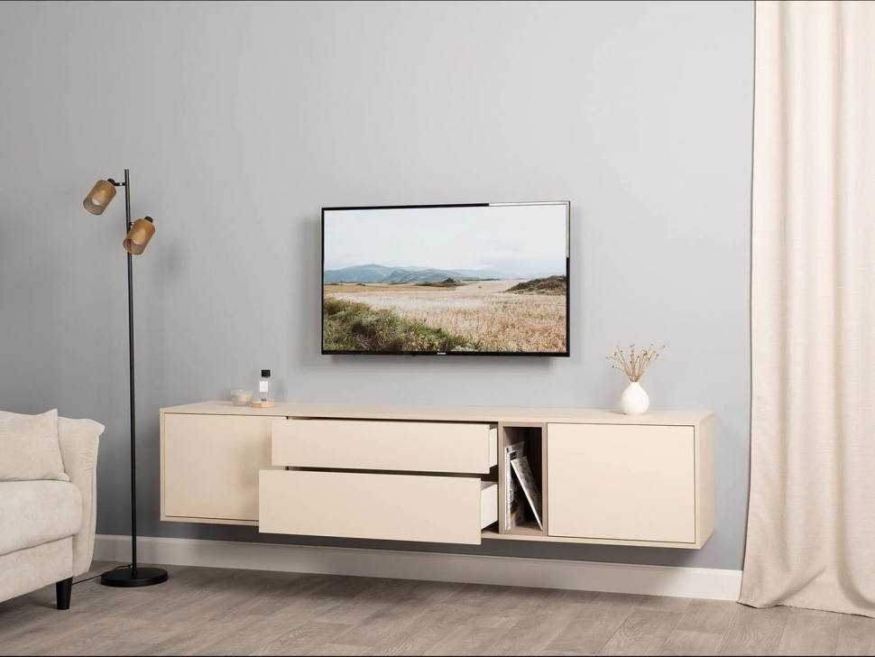 Тайл тумба под ТВ 16.62 Сатин/Эмили Блаш