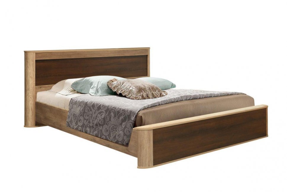 Кровать Фантазия 34.25-02 New дуб каньон/дуб кальяри