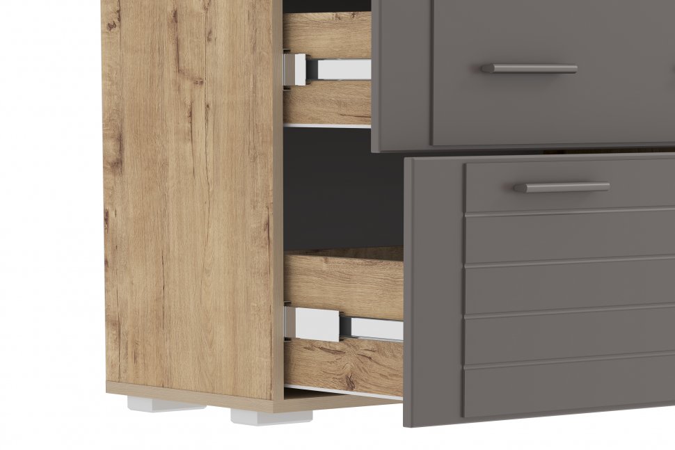 Спальня Livorno 5 дуб бунратти / софт графит