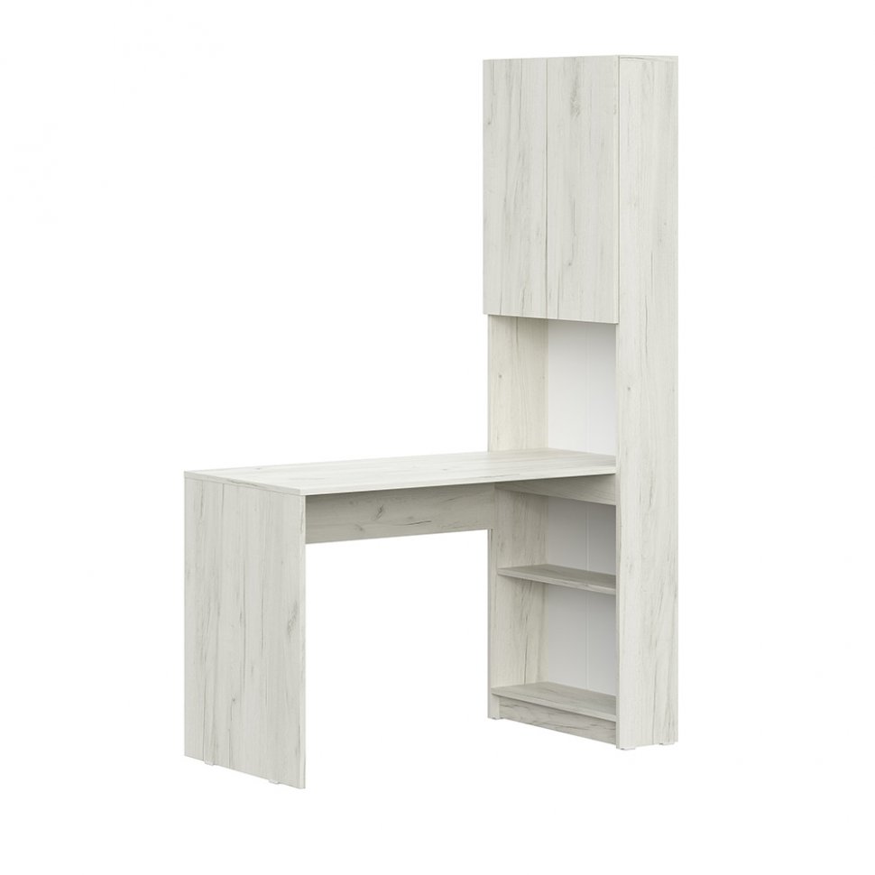 Стол письменный Майнд-01 (Интерьер Центр) Дуб крафт белый