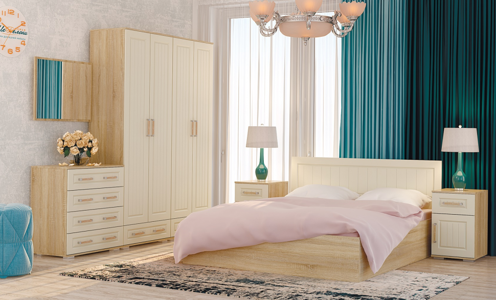 Спальня Маркиза Семья Мебелони Комплект 2